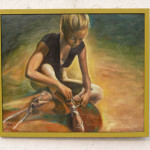 Tänzerin, Öl auf Leinwand, 60 x 50 cm