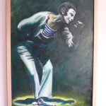 Pantomime, Öl auf Leinwand, 70 x 100 cm