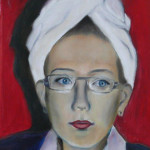 Portrait 40 x 60 cm, Öl auf Leinwand, 2013
