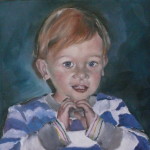 Porträit, Öl auf Leinwand, 30 x 30 cm, 12/2013